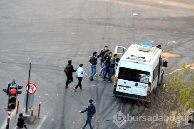 Diyarbakır'da olaylı günün fotoğrafları