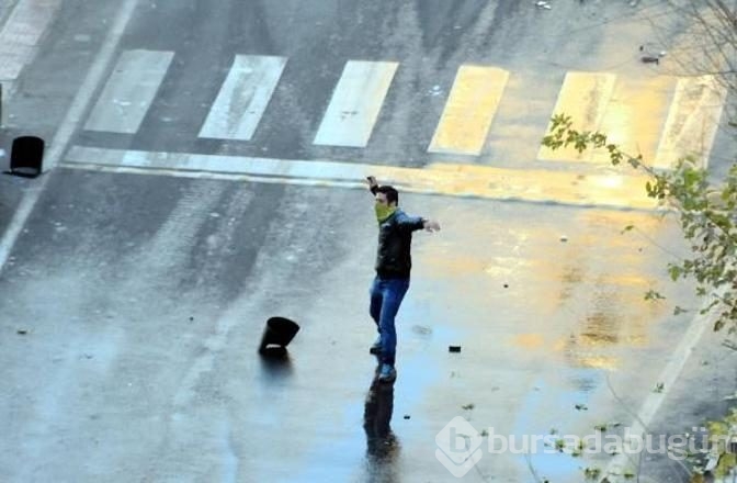 Diyarbakır'da olaylı günün fotoğrafları