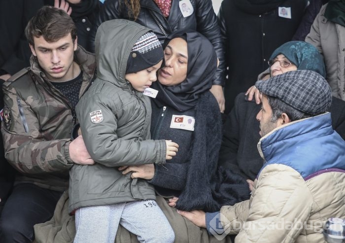 Şehit babaya son bakış...	