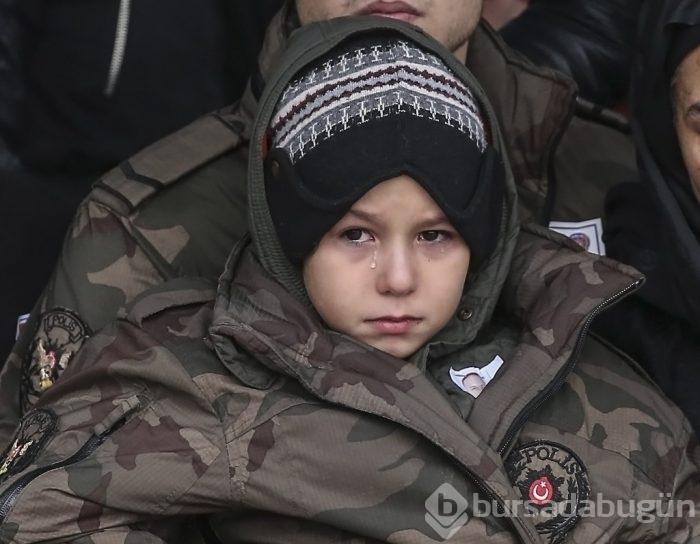 Şehit babaya son bakış...	