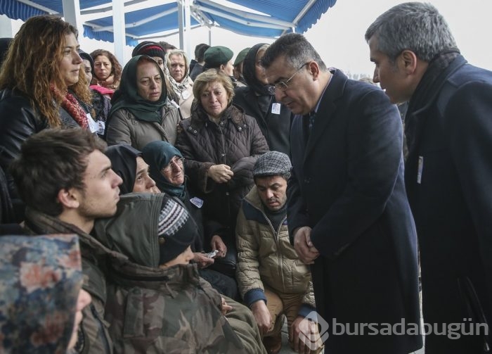 Şehit babaya son bakış...	
