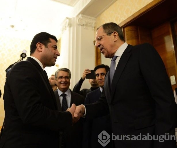 Demirtaş ile Lavrov bir araya geldi