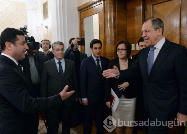Demirtaş ile Lavrov bir araya geldi