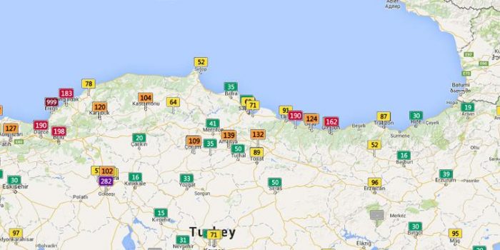 İl il, bölge bölge hava kirliliği rakamları