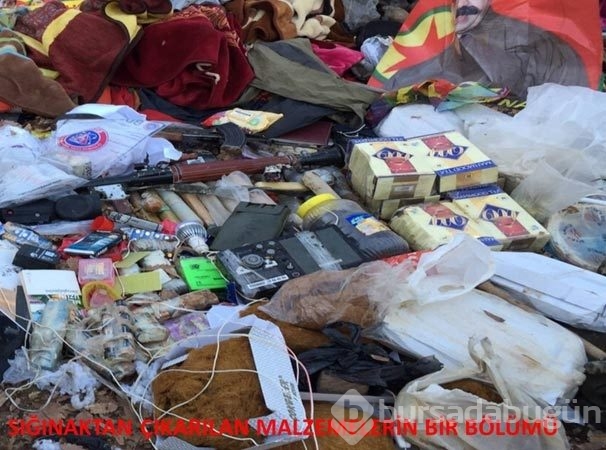 İşte o PKK'lıların sığınağı