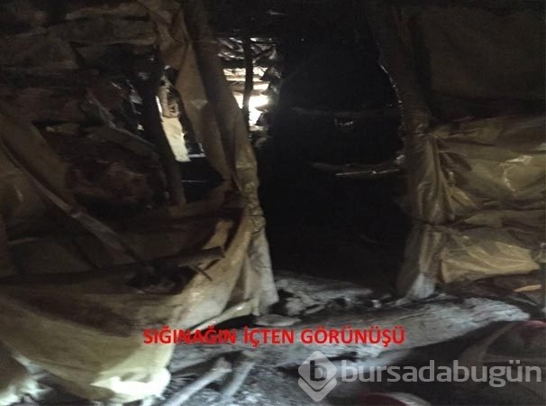 İşte o PKK'lıların sığınağı