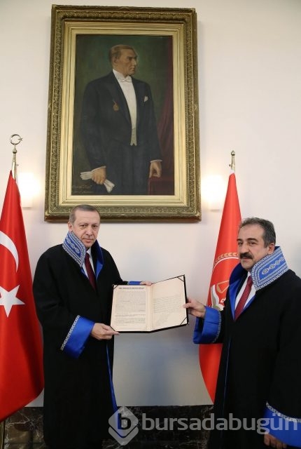 Erdoğan Sayıştay Genel Kuruluna katıldı