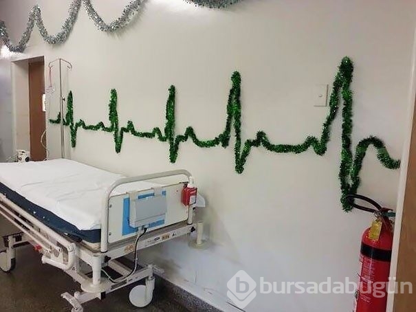 Hastanelerin noel süslemeleri
