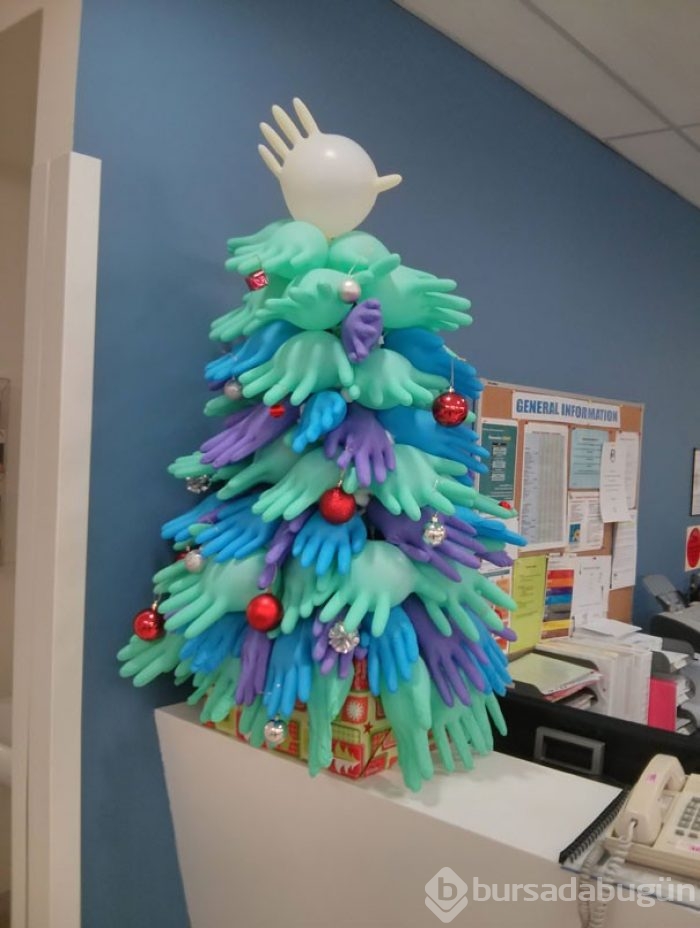 Hastanelerin noel süslemeleri
