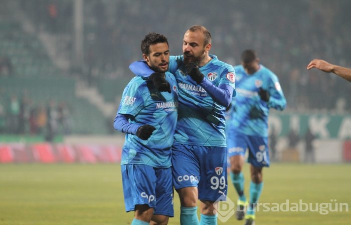 Bursaspor - Eskişehirspor maçından kareler	