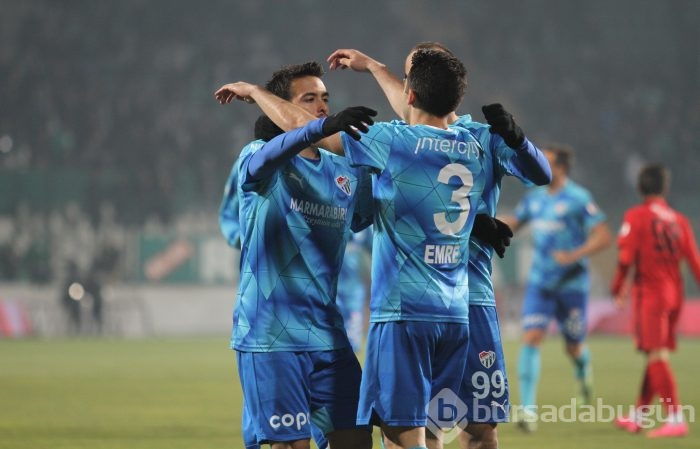 Bursaspor - Eskişehirspor maçından kareler	