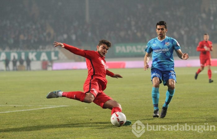 Bursaspor - Eskişehirspor maçından kareler	
