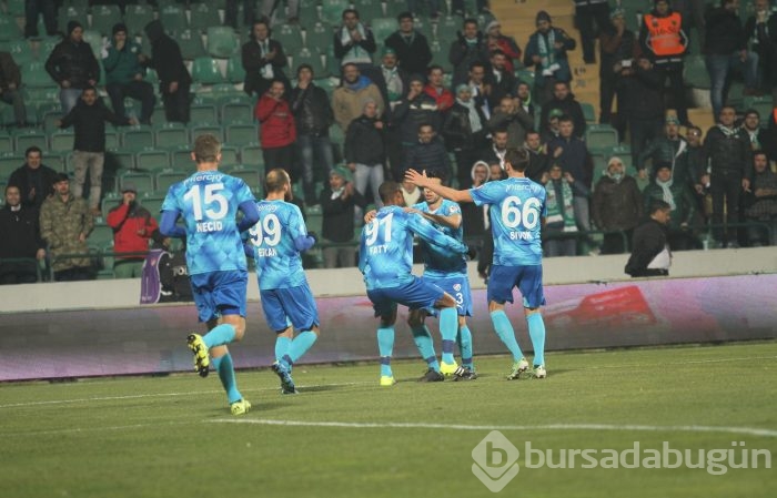 Bursaspor - Eskişehirspor maçından kareler	