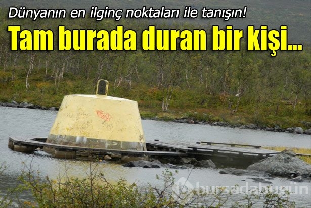 Tam burada duran bir kişi...