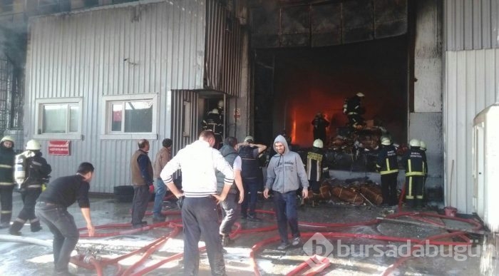 Bursa Demirtaş OSB'de tekstil fabrikasında yangın
