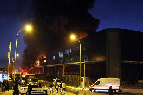 Bursa Demirtaş OSB'de tekstil fabrikasında yangın
