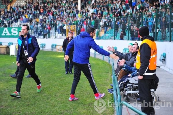 Bursaspor-Mersin İdmanyurdu maçından kareler