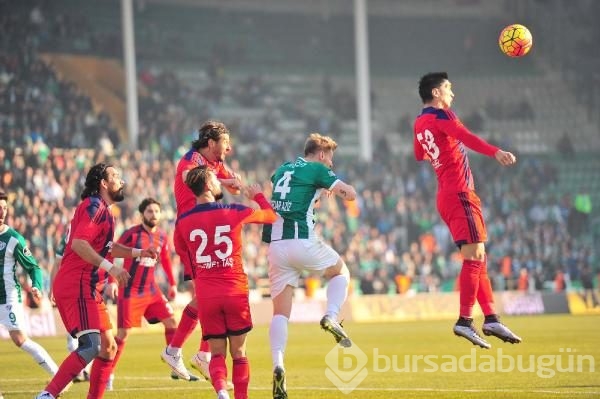 Bursaspor-Mersin İdmanyurdu maçından kareler