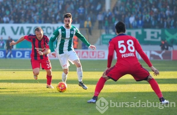 Bursaspor-Mersin İdmanyurdu maçından kareler