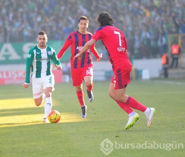 Bursaspor-Mersin İdmanyurdu maçından kareler