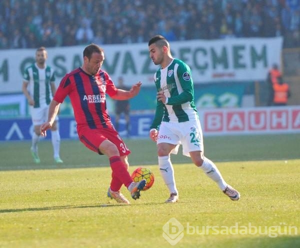 Bursaspor-Mersin İdmanyurdu maçından kareler