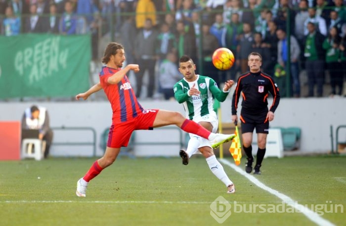 Bursaspor-Mersin İdmanyurdu maçından kareler