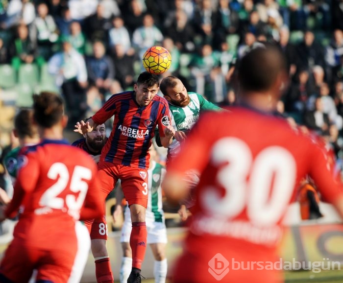 Bursaspor-Mersin İdmanyurdu maçından kareler