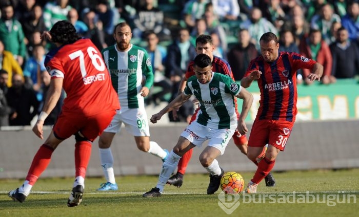 Bursaspor-Mersin İdmanyurdu maçından kareler