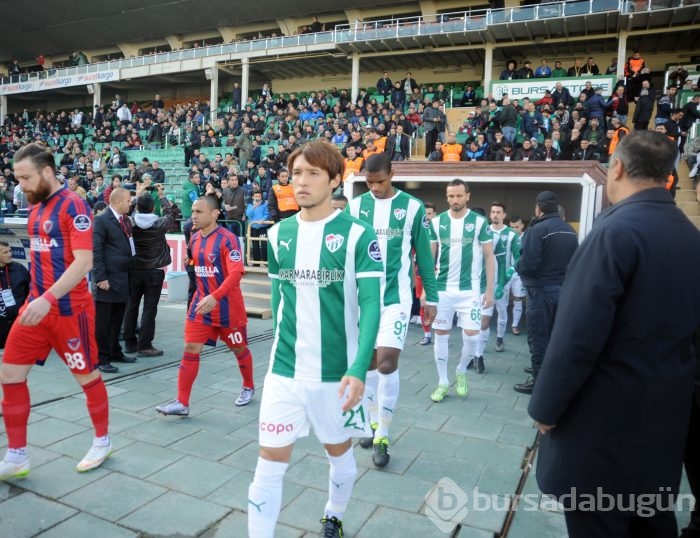 Bursaspor-Mersin İdmanyurdu maçından kareler