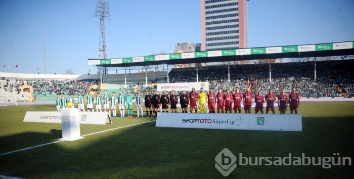 Bursaspor-Mersin İdmanyurdu maçından kareler