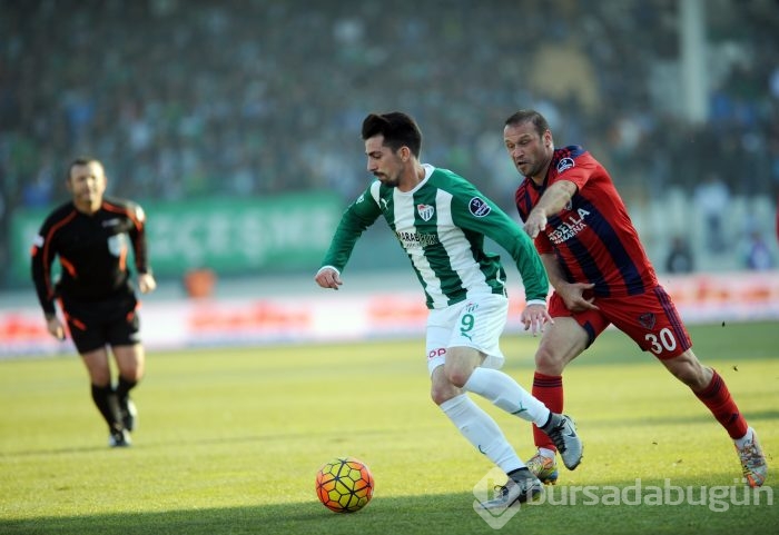 Bursaspor-Mersin İdmanyurdu maçından kareler