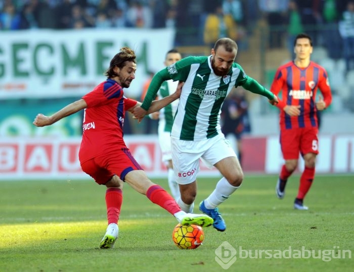Bursaspor-Mersin İdmanyurdu maçından kareler