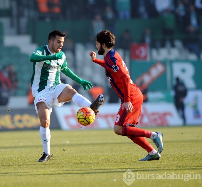 Bursaspor-Mersin İdmanyurdu maçından kareler