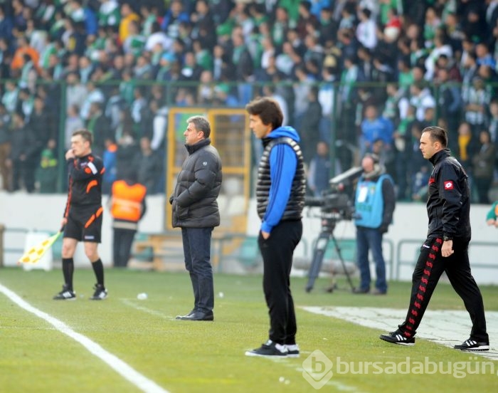 Bursaspor-Mersin İdmanyurdu maçından kareler