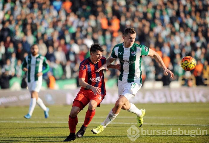 Bursaspor-Mersin İdmanyurdu maçından kareler