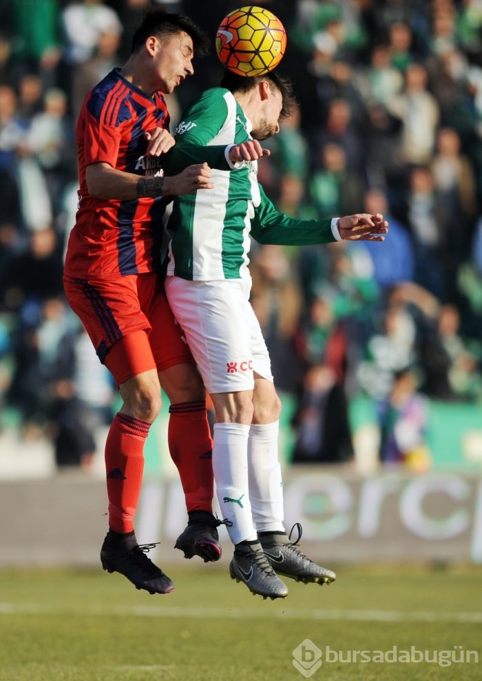 Bursaspor-Mersin İdmanyurdu maçından kareler