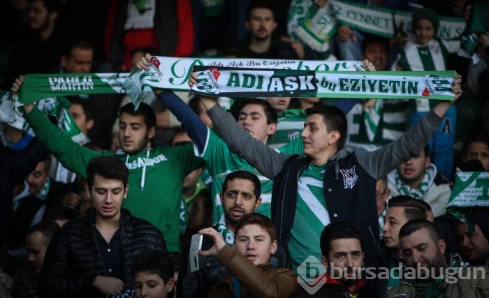 Bursaspor-Mersin İdmanyurdu maçından kareler