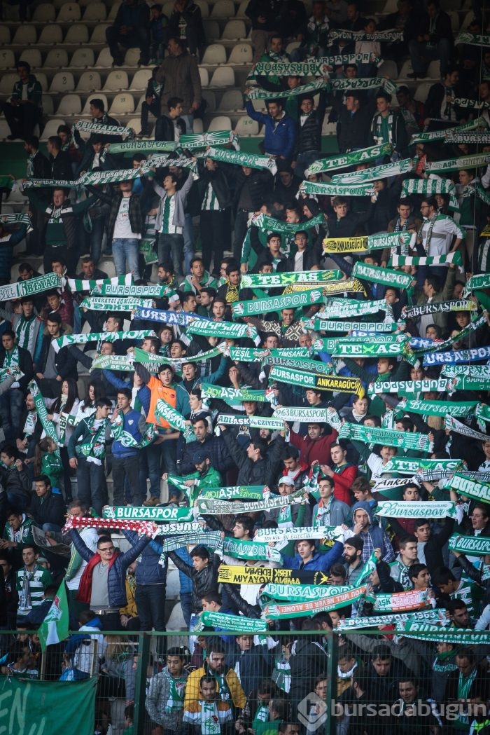 Bursaspor-Mersin İdmanyurdu maçından kareler