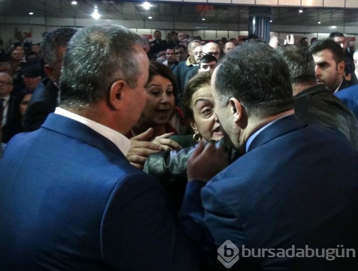 CHP kongresinde arbede!