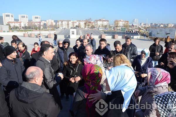 CHP'li vekil işçilere destek verdi