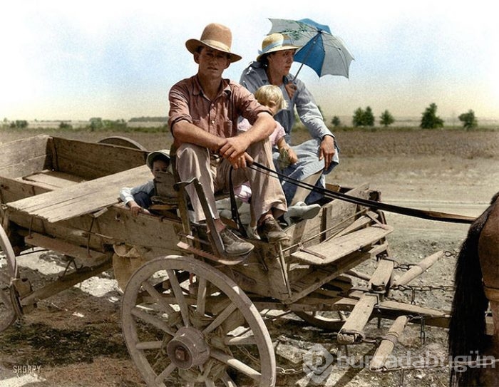 Tarihi fotoğraflar renklendi