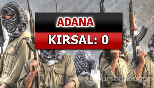 İşte PKK'lı hainlerin il il dağılımı