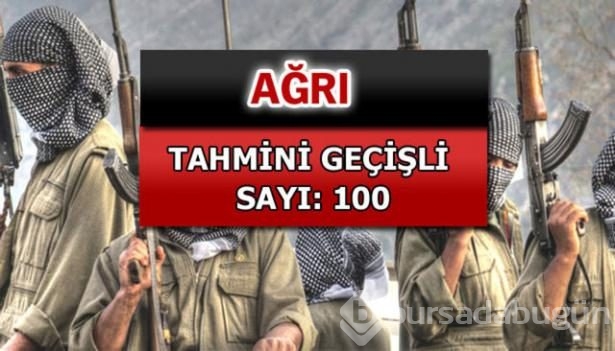 İşte PKK'lı hainlerin il il dağılımı