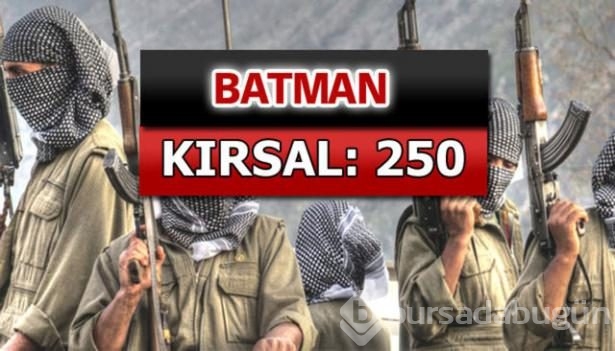 İşte PKK'lı hainlerin il il dağılımı