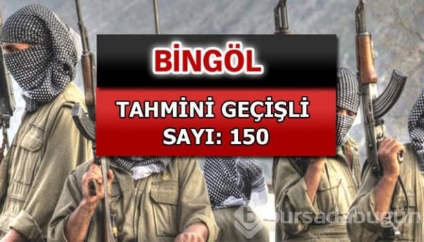 İşte PKK'lı hainlerin il il dağılımı