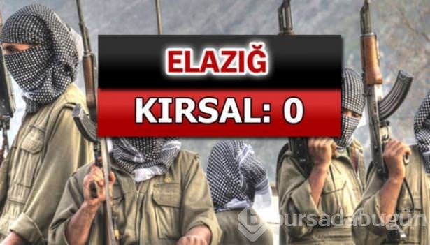 İşte PKK'lı hainlerin il il dağılımı