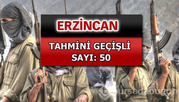 İşte PKK'lı hainlerin il il dağılımı