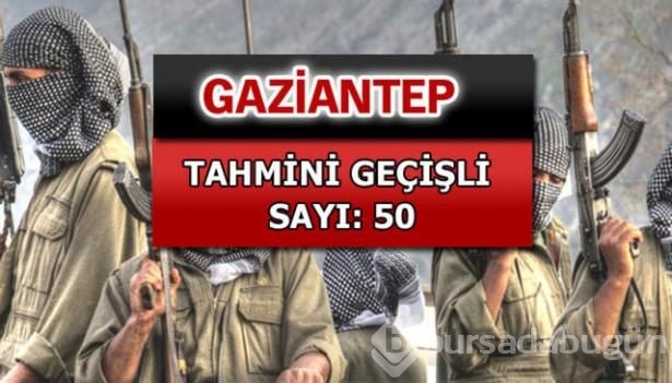 İşte PKK'lı hainlerin il il dağılımı