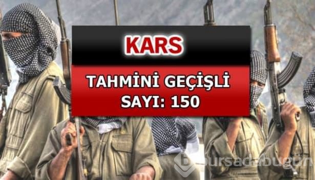 İşte PKK'lı hainlerin il il dağılımı