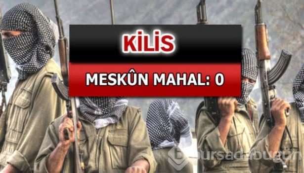 İşte PKK'lı hainlerin il il dağılımı